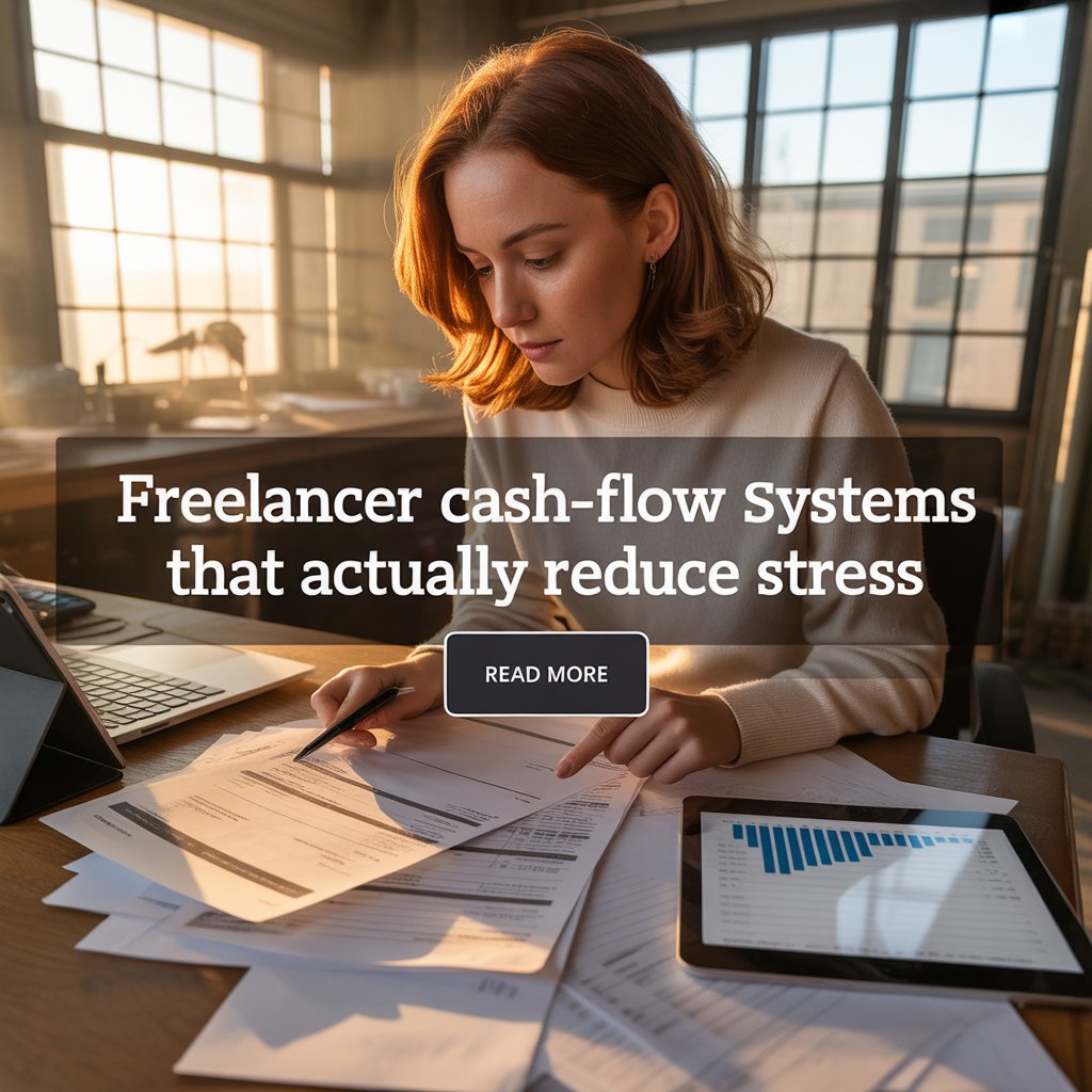 Freelancer Cash-Flow Systems That Actually Reduce Stress