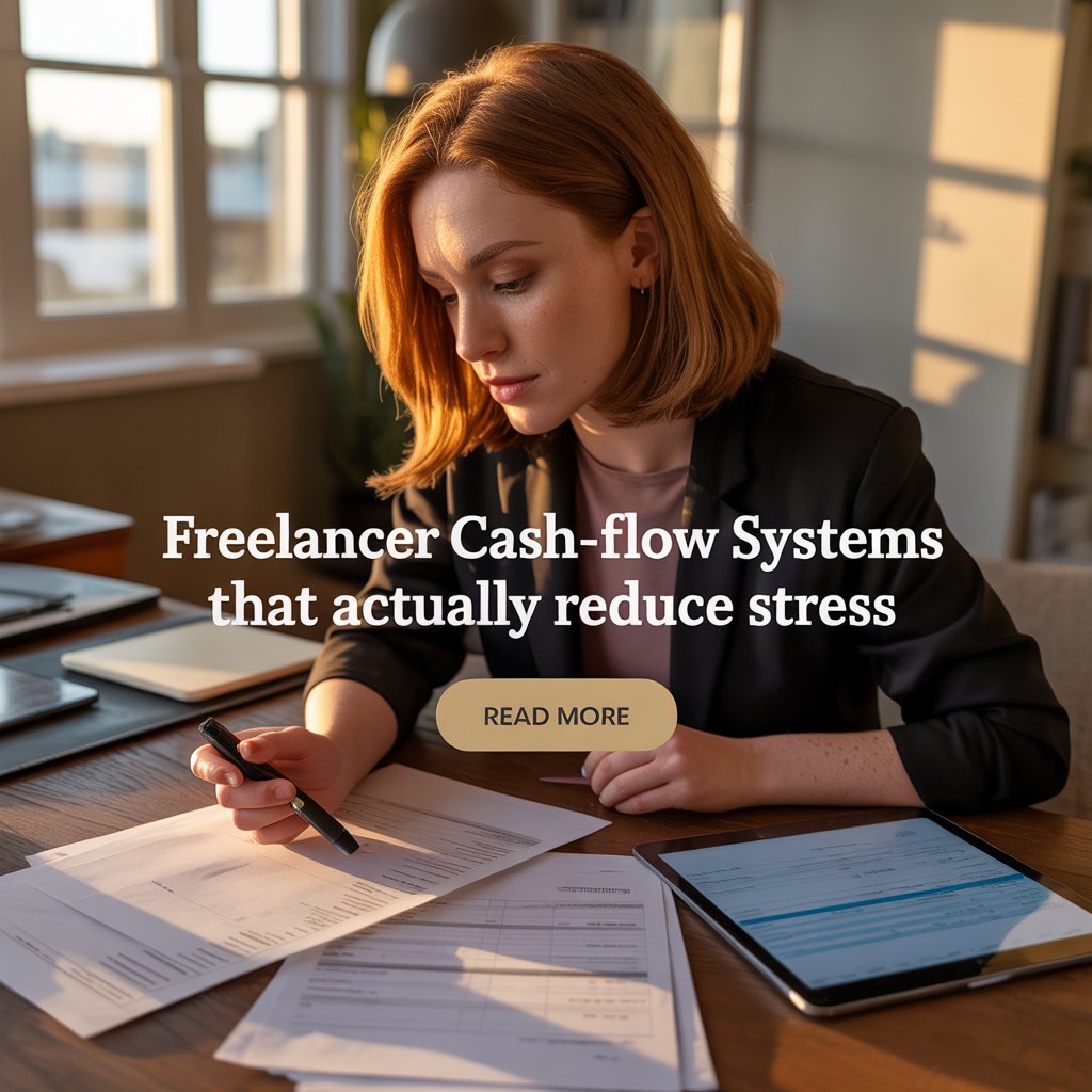 Smart Freelancer Cash Flow: Systems That Reduce Financial Stress