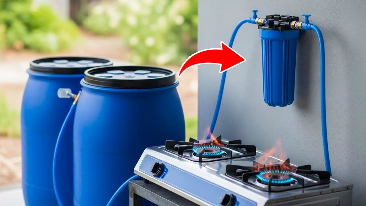No More Buying Gas Cylinders! How I Got Free Gas for Life with Just a Green Plastic Cylinder + PVC